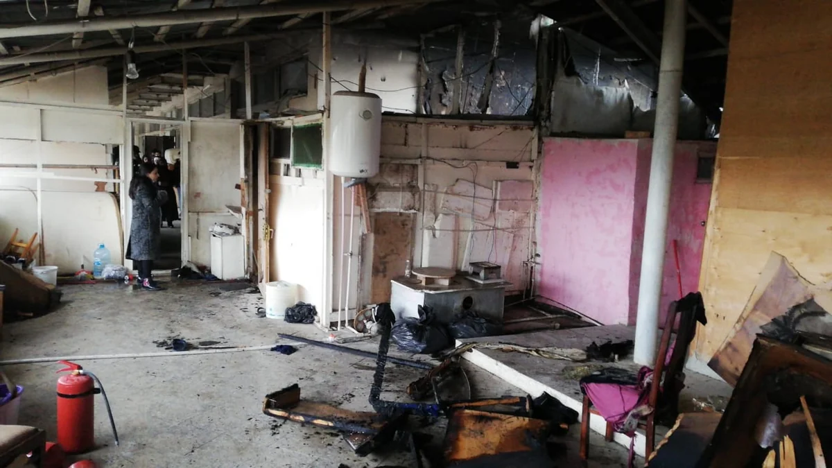 Sumqayıtda məcburi köçkünlərin məskunlaşdığı binada yanğın olub, ölən var