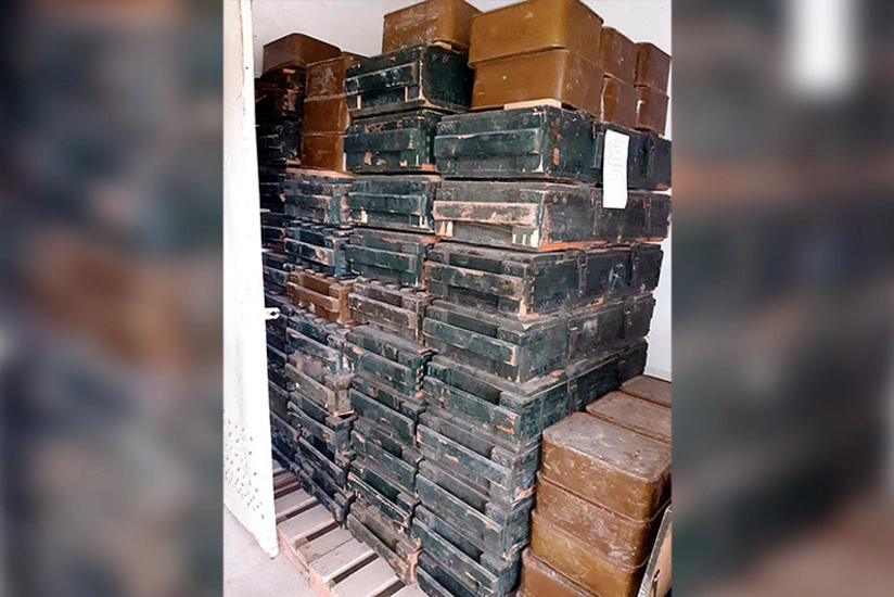 Kəlbəcərdə qanunsuz fəaliyyət göstərən şirkətin ərazisində silah-sursat aşkar edilib