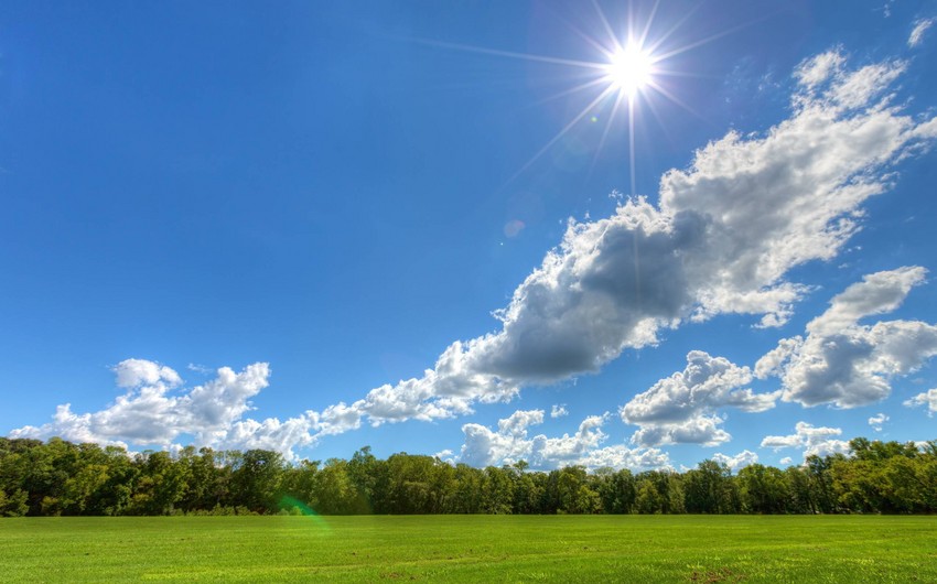 Sabah havanın temperaturu 39 dərəcəyədək yüksələcək