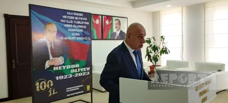 Qubada Heydər Əliyevin 100 illiyinə həsr olunan konfrans keçirilib 