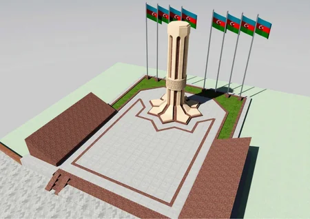 Şəmkirdə şəhidlərin xatirəsinə abidə kompleksi tikilir