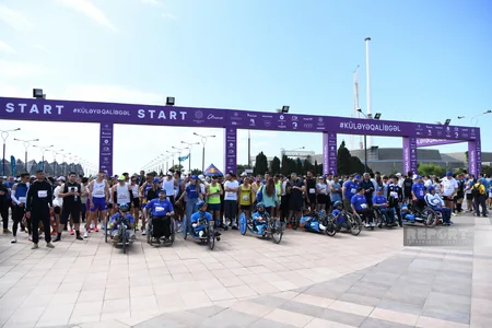 Heydər Əliyev Fondunun təşəbbüsü ilə keçirilən “Bakı Marafonu 2024” start götürüb