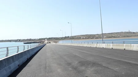 Pirallahı adasına körpünün tikintisi başa çatıb