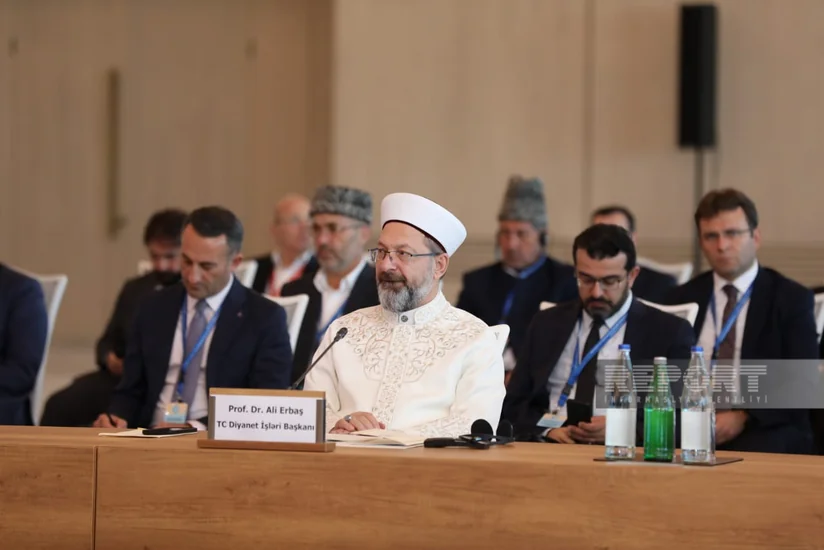 Türkiyə diyanət işləri başkanı: “Azərbaycanın yanında olmağa davam edirik”