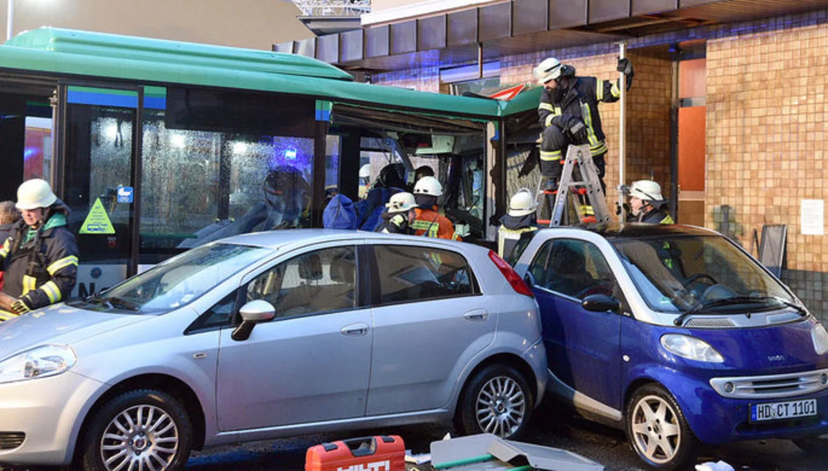47 people injured in Germany as school bus crushed into wall