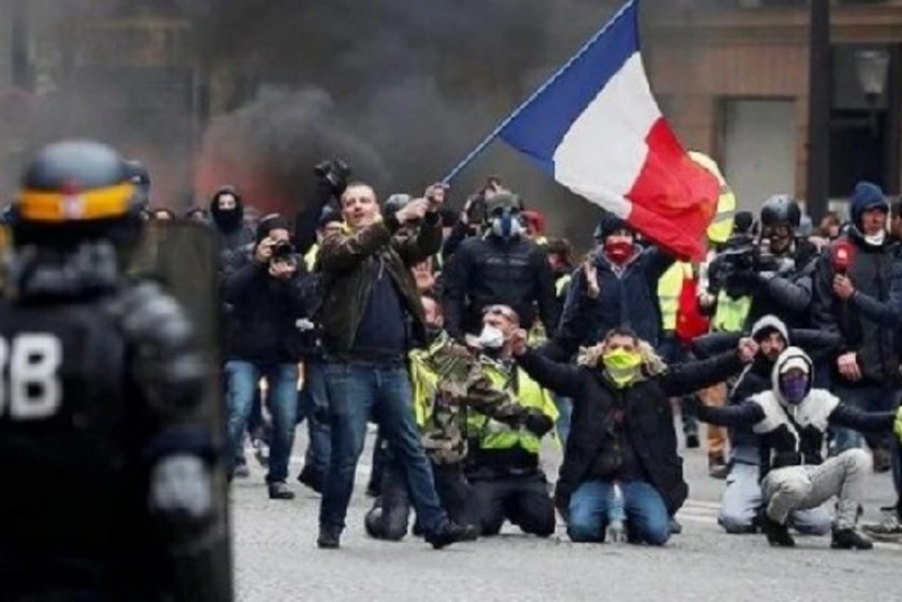 Fransada etiraz aksiyalarında 457 nəfər həbs edilib