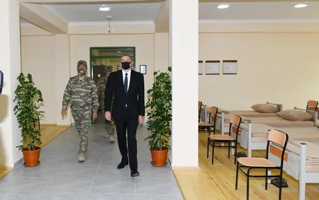 Prezident İlham Əliyev N saylı hərbi hissənin açılışında iştirak edib - YENİLƏNİB