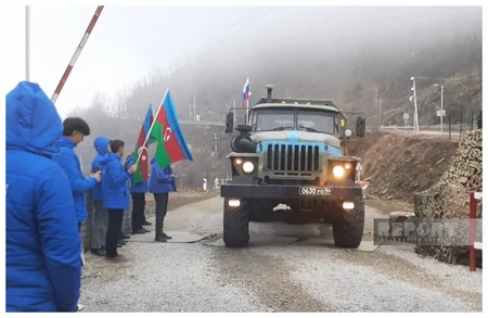 Xankəndi-Laçın yolu sülhməramlıların hərəkəti üçün açıqdır - YENİLƏNİB-9