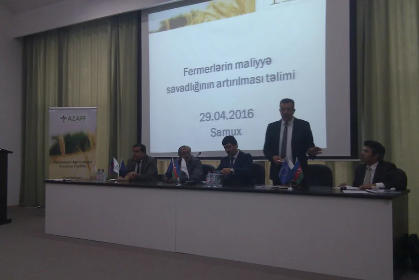 AzAFF layihəsi çərçivəsində növbəti seminar Samuxda keçirilib