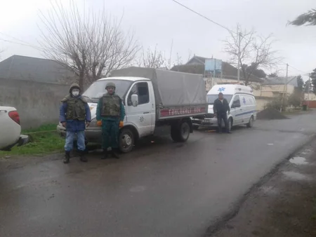 Beyləqanda 28 il əvvəl həyətə düşən mərmi tapıldı