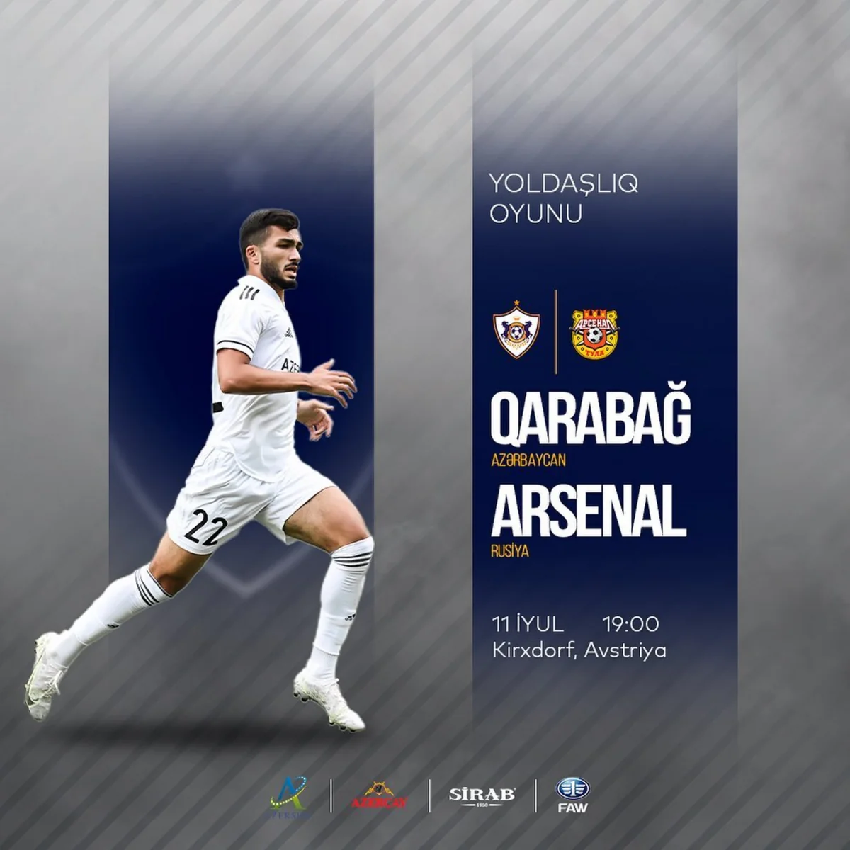 Определено время матча Карабах – Арсенал