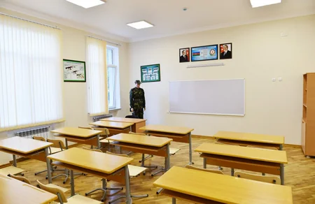 President Ilham Aliyev views school-lyceum No 62 in Nizami district after major overhaul