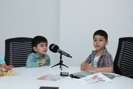 Festive atmosphere at Report News Agency on Children's Day