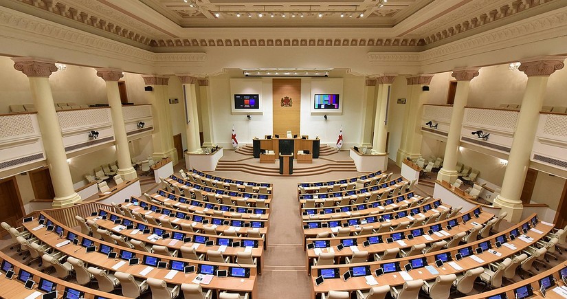 В здании парламента Грузии будет действовать желтый уровень безопасности