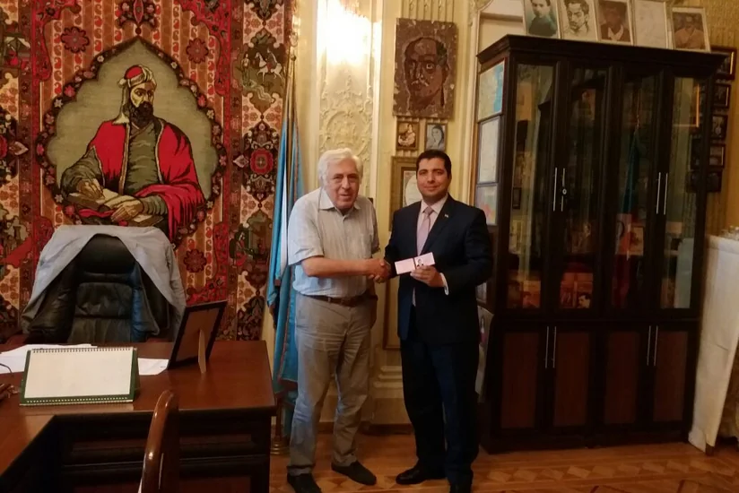 Misirli alim Azərbaycan Yazıçılar Birliyinin fəxri üzvü seçilib