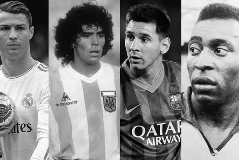 Pele, Maradona, Ronaldu, Messi və digər ulduzların qol sayı ilə bağlı infoqrafika hazırlanıb - VİDEO