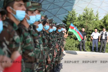 First group of Azerbaijani firefighters return home from Turkey
