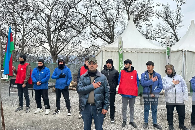 Xankəndi-Laçın yolu: Ekofəalların aksiyası 119 gündür yüksək fəallıqla davam edir
