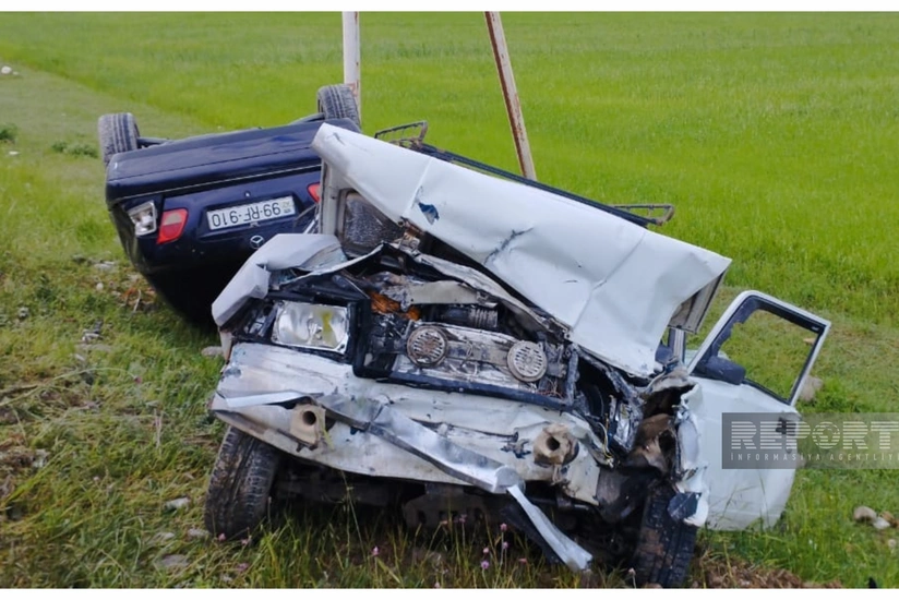 В Шамахы произошло ДТП, пострадали пять человек