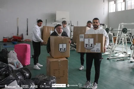 “Neftçi” Türkiyəyə yardım göndərib