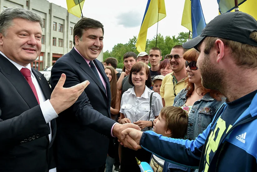 Саакашвили заявил о необходимости договориться с Порошенко