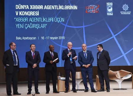 Dünya Xəbər Agentliklərinin V Konqresi işini başa çatdırıb