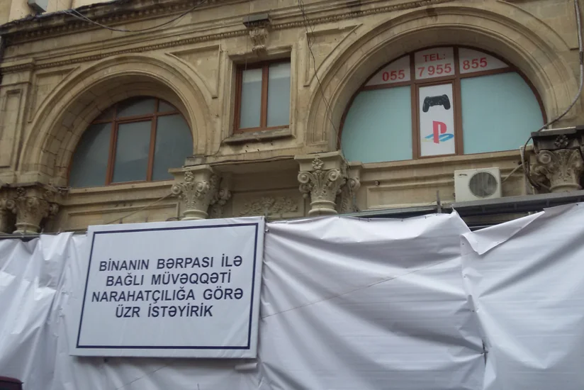 Bakıda tarixi abidəyə müdaxilənin qarşısı alınıb