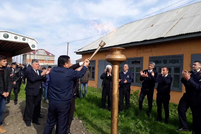 Masallının iki kəndinə ilk dəfə təbii qaz verilib