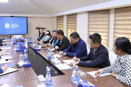 Fransız Polineziyasının nümayəndə heyəti Medianın İnkişafı Agentliyində olub