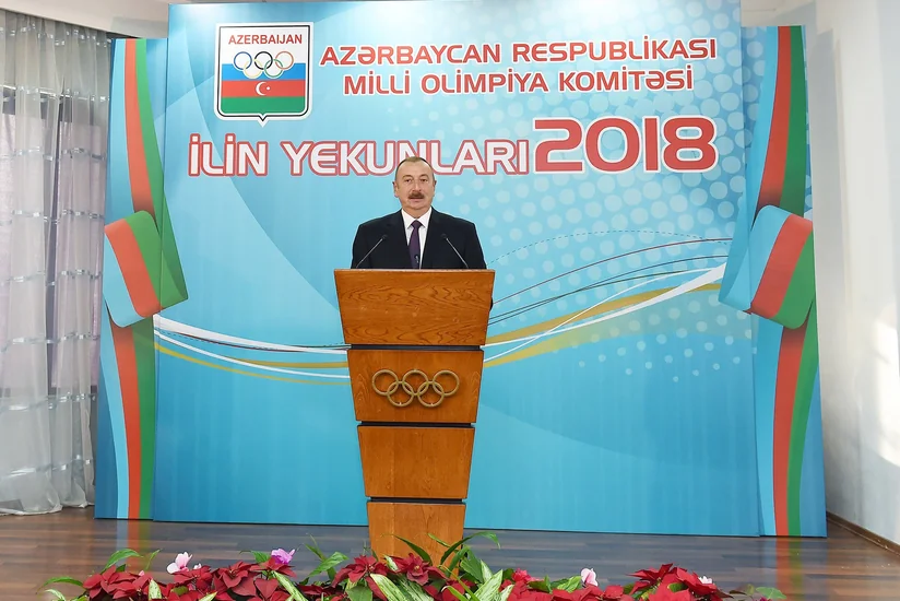 Prezident İlham Əliyev 2018-ci ilin idman yekunlarına həsr olunan mərasimdə iştirak edib - YENİLƏNİB