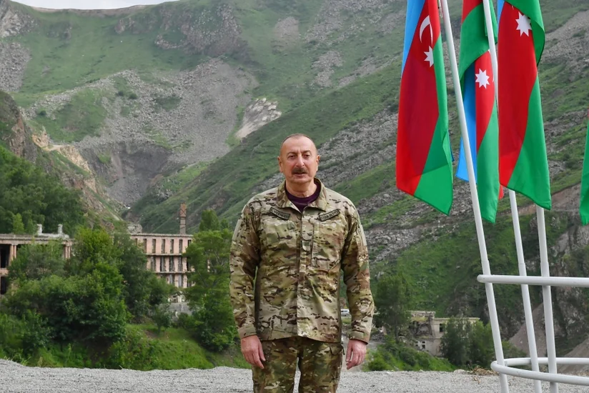 Президент Ильхам Алиев посетил Гёйгёль, Кяльбаджар и Лачин