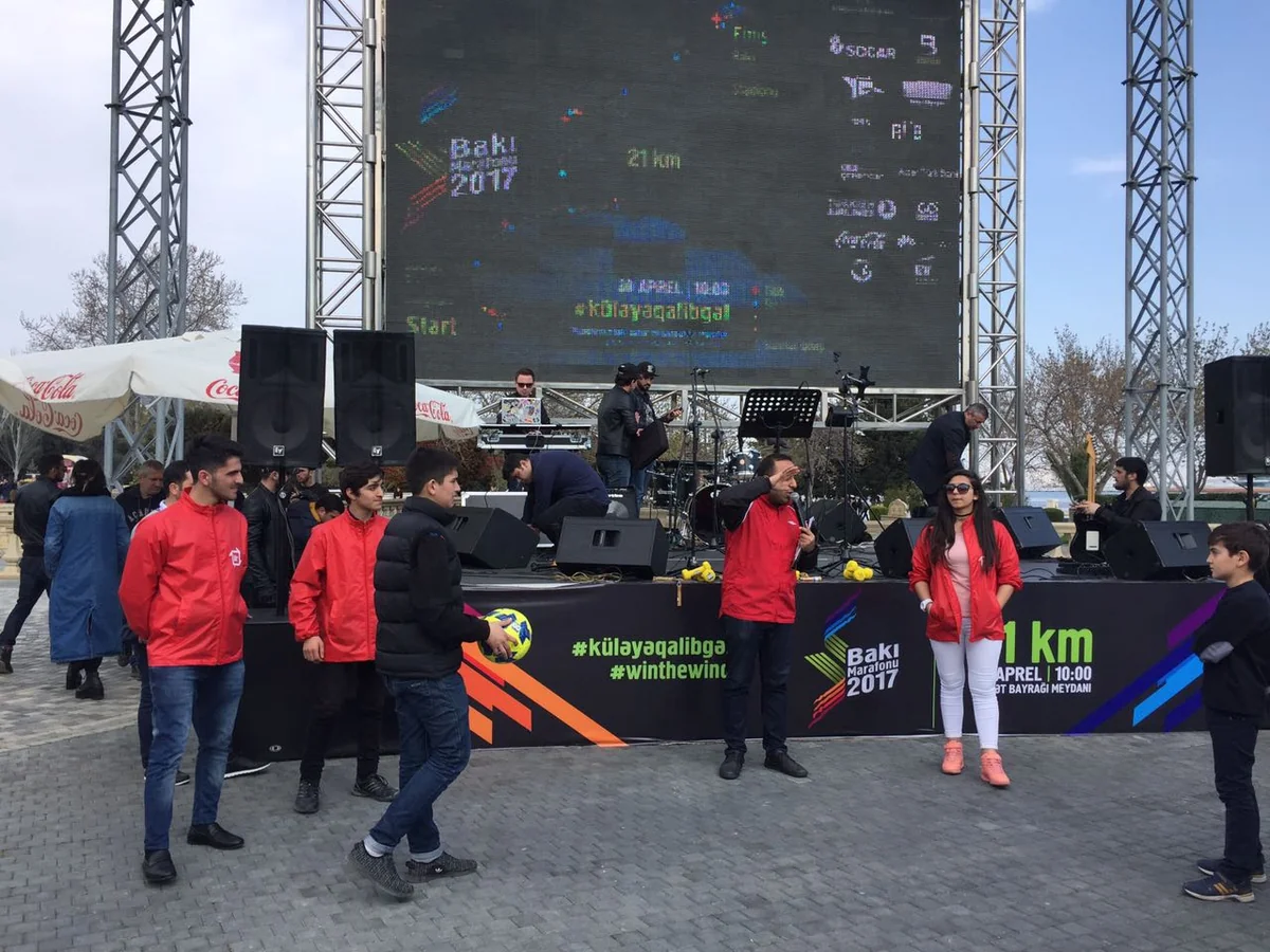 Bakı Marafonu 2017yə hazırlıq məqsədi ilə əyləncə və məşq günü tədbiri keçirilib
