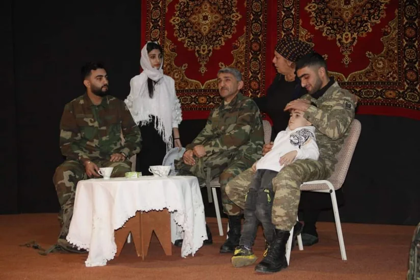Cəlilabadda şəhid Bayram Babaşovun xatirəsinə həsr olunmuş tamaşa nümayiş olunub 
