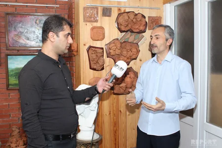 Ailəsini sənəti ilə dolandıran keramika ustası - VİDEOREPORTAJ
