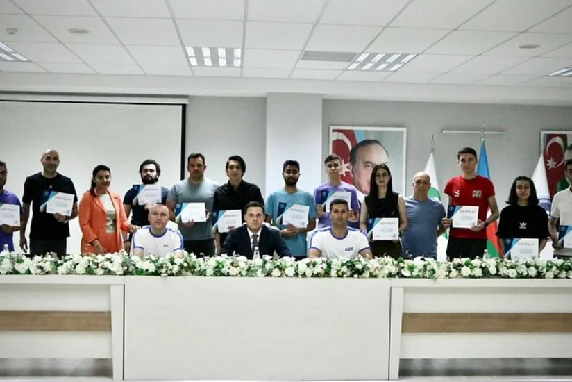 Voleybol statistləri üçün sertifikatlar təqdim olunub