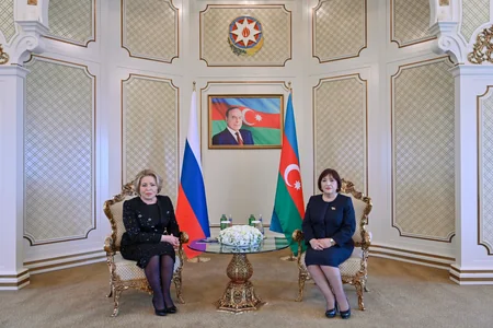 Matviyenko Sahibə Qafarovaya Rusiyanın Dostluq ordenini təqdim edib
