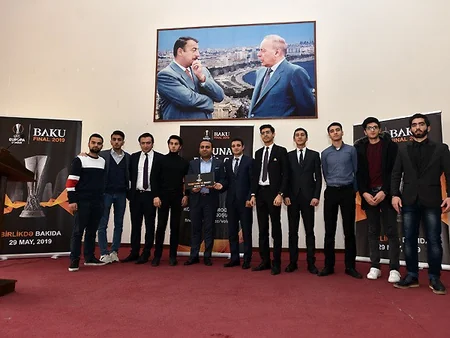 Avropa Liqasının final oyununun Bakıda keçirilməsi ilə əlaqədar tədbir baş tutub