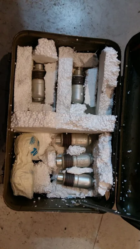 В прифронтовых районах обнаружены неразорвавшиеся армянские боеприпасы