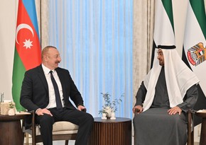 Azerbaijani, UAE presidents to meet in Abu Dhabi