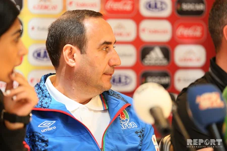 European Championship participants adress a press conference