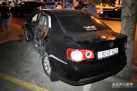 Bakıda üç maşın toqquşub, 2 nəfər xəsarət alıb - FOTO - VİDEO