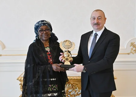 Azərbaycan Prezidenti Beynəlxalq Mülki Müdafiə Təşkilatının Baş katibini qəbul edib - YENİLƏNİB