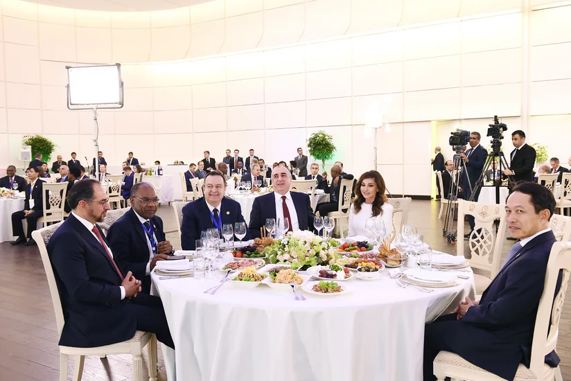 Reception given in honor of foreign ministers of Non-Aligned Movement