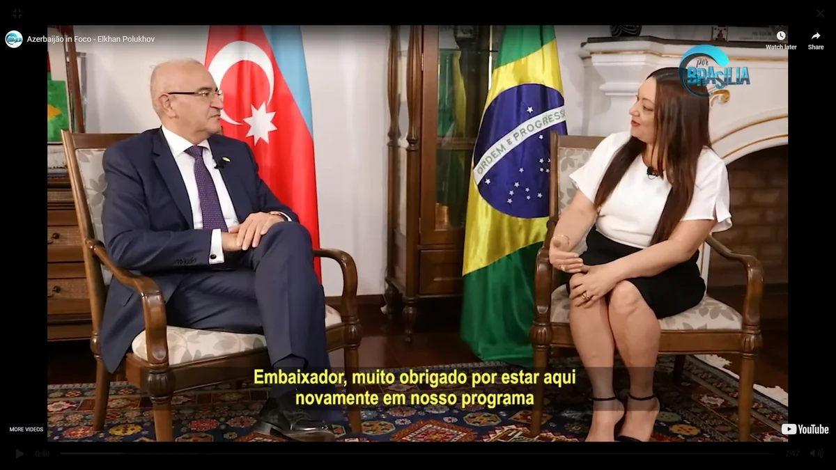 Braziliya telekanalında Ermənistanın Azərbaycana təcavüzündən bəhs edilib