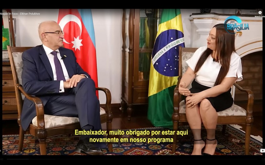 Braziliya telekanalında Ermənistanın Azərbaycana təcavüzündən bəhs edilib