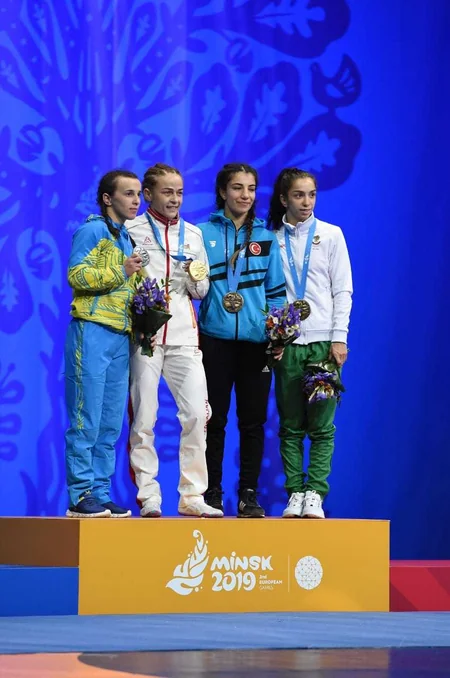 Minsk 2019: Mariya Stadnik qızıl medal qazanıb - FOTO
