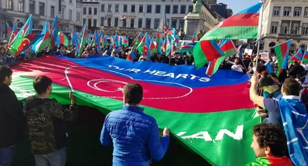 Berlində Ümumavropa Qarabağ mitinqi keçirilib - FOTO - VİDEO - YENİLƏNİB