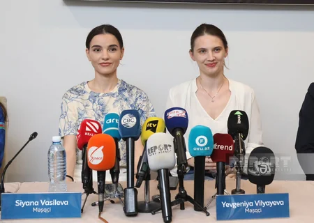 Avropa çempionu olan Azərbaycan millisinin mətbuat konfransı keçirilib