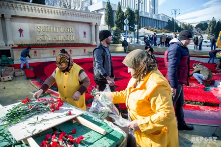 Preparations are underway in Martyrs' Alley - PHOTO