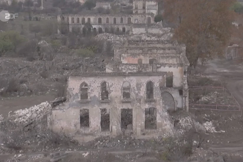 ZDF kanalında işğaldan azad olunmuş Ağdam və Füzuli rayonlarından reportaj yayımlanıb